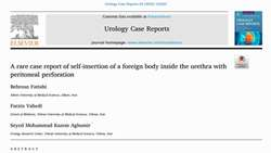 A rare case report of self-insertion of a foreign body inside the urethra with peritoneal perforation
